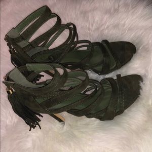 Forest Green Heels